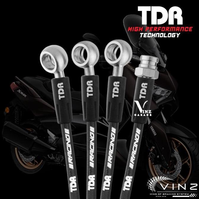 Selang Rem TDR Yamaha Xmax ABS Selang Rem XMAX TDR Carbon ABS