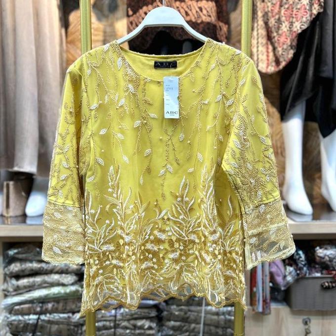 ATASAN BRUKAT TILE GIES BUTIK Brokat Pesta Wanita Cantik | BLOUSE TILE | BLUS BRUKAT | ATASAN TILE