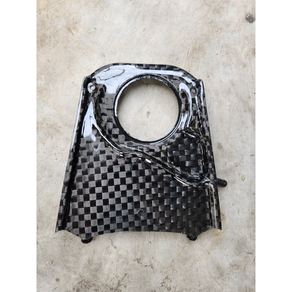 Cover Fuel / Tangki Bensin Beat New Street Led Carbon Kevlar