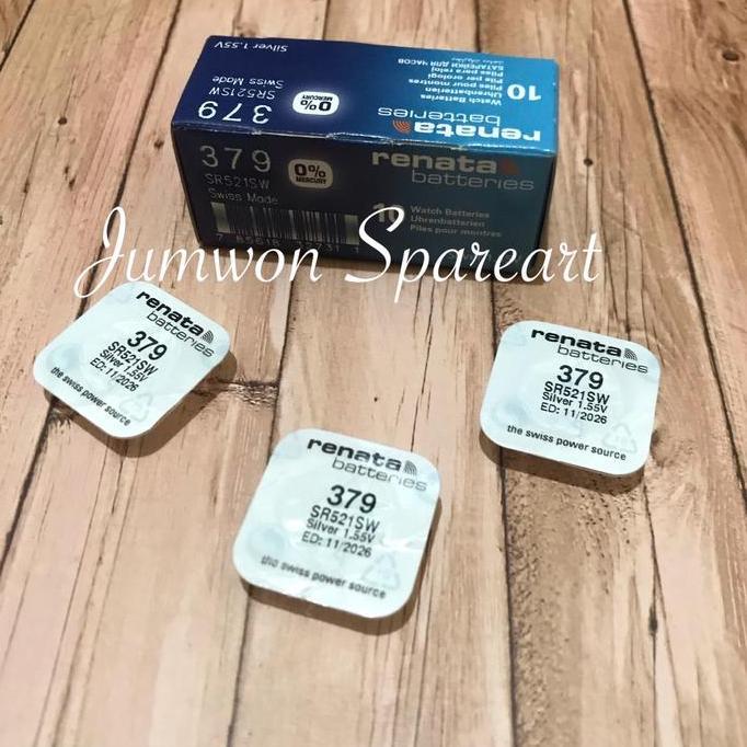 Baterai Renata 379 Renata SR521SW Baterai Renata SR 521 SW Original