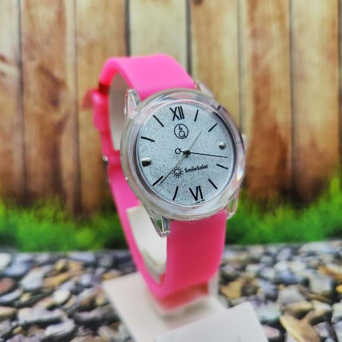 Q&Q QQ Smile Solar Analog Mini Glitter RP18J004Y Original
