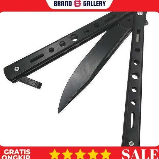 LEONAB KNIFEZER Pisau Lipat Folding 3 Color CS Go Balisong Hunting Knife - C3