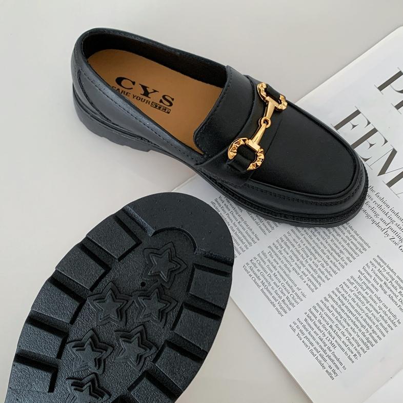 Official Cys Sepatu Docmart Loafers Wanita Fashion Korea Kekinian Formal Spt-44