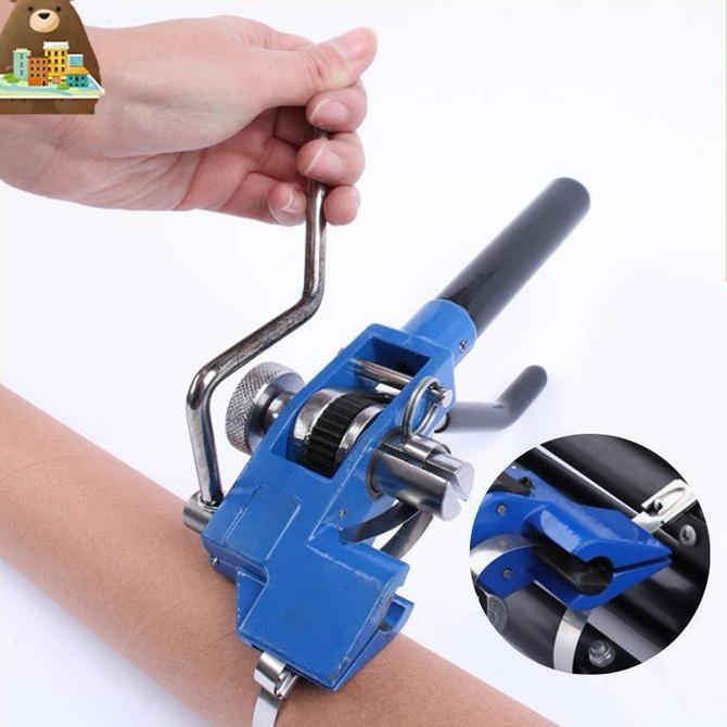 LEONAB 3-25mm Strapping Tensioner Stainless Strap Universal Alat Pengikat Tali Strapping Baja Ratche