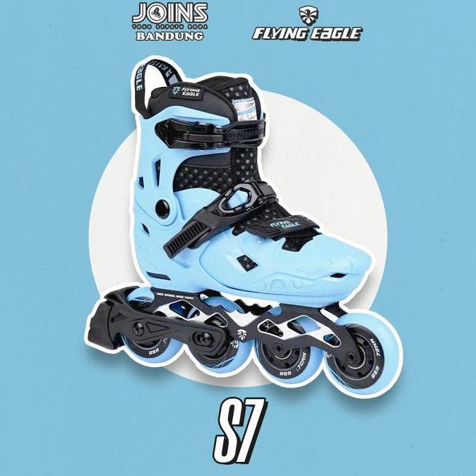 Sepatu Roda Inline Skate Anak Flying Eagle S7 BLUE