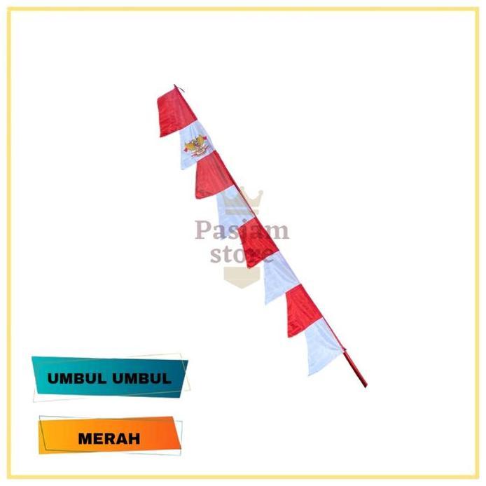 10 Pcs Umbul - Umbul Warna Warni 8 Gergaji Kain