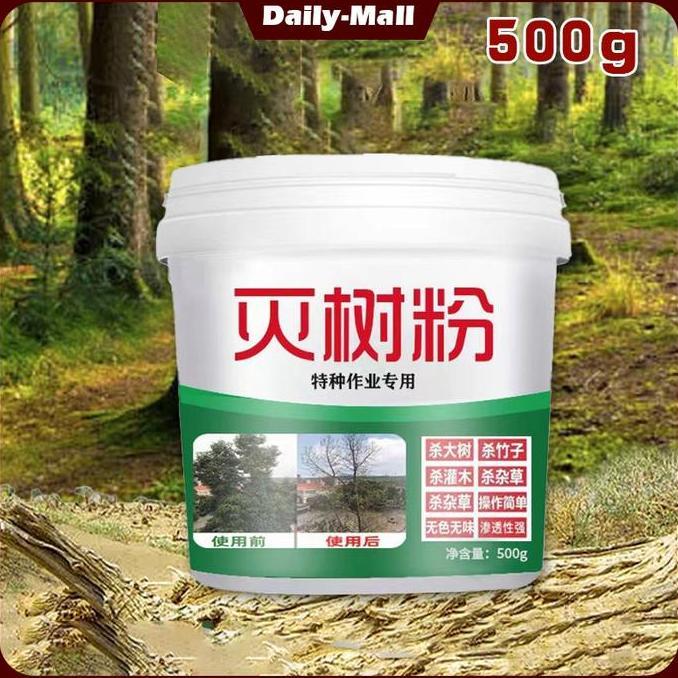 ZASSAT Bubuk Kill Grass Herbisida Rumput Bubuk Herbisida Untuk Bambu Dan Pohon Besar Pembasmi Pohon 