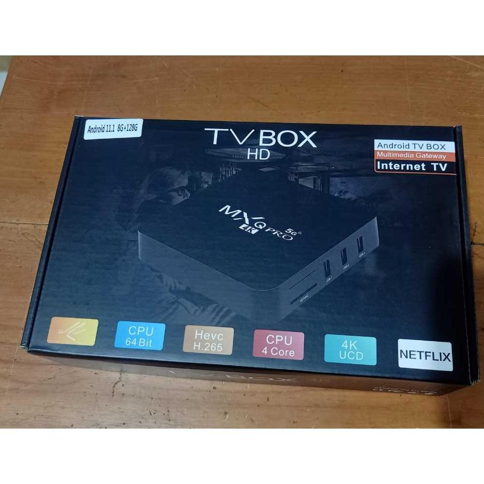 HOT PRODUCT Smart TV Box Android MXQPRO 5G 4K Ram 1GB Rom 8GB STB Unlock Paket TV