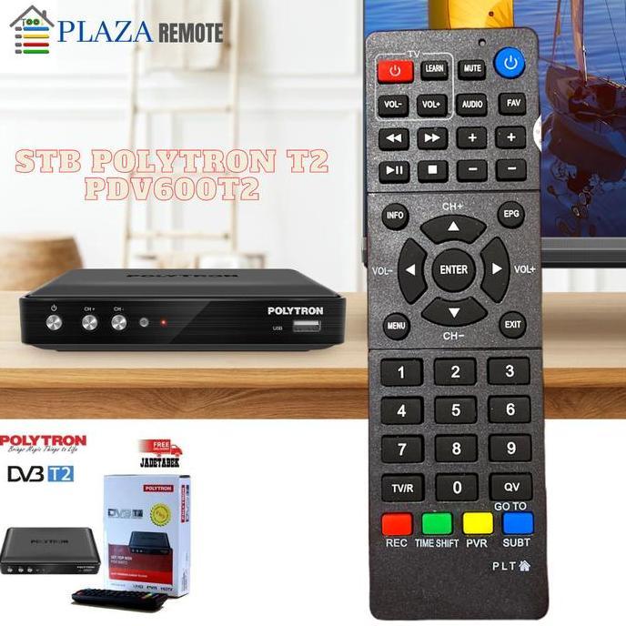 DELLINE REMOTE STB POLYTRON DVB-T2 PDV 600T2