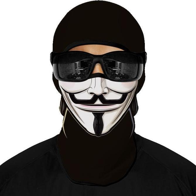ZASSAT Masker Berkendara Motor Masker Ninja Full Face Masker Motor Pria Full Face Masker Ninja