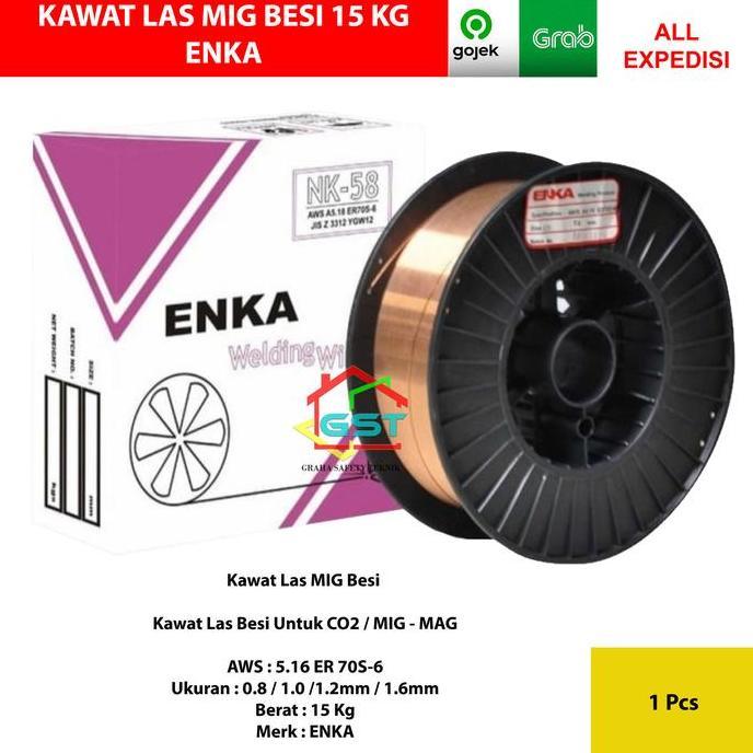 Ready kawat las mig besi / kawat las co er 70s 15 kg