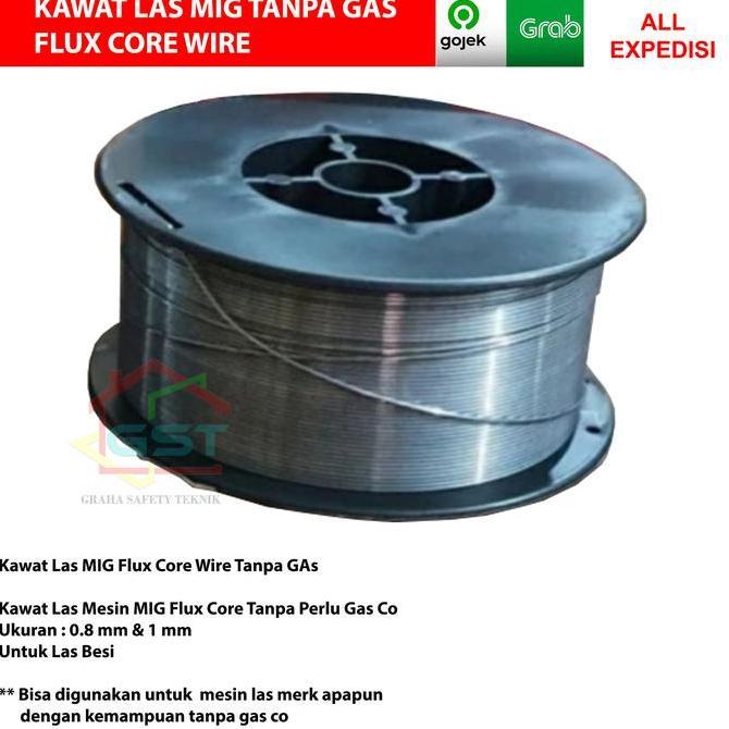 Ready kawat las mig wire fluxcore tanpa gas