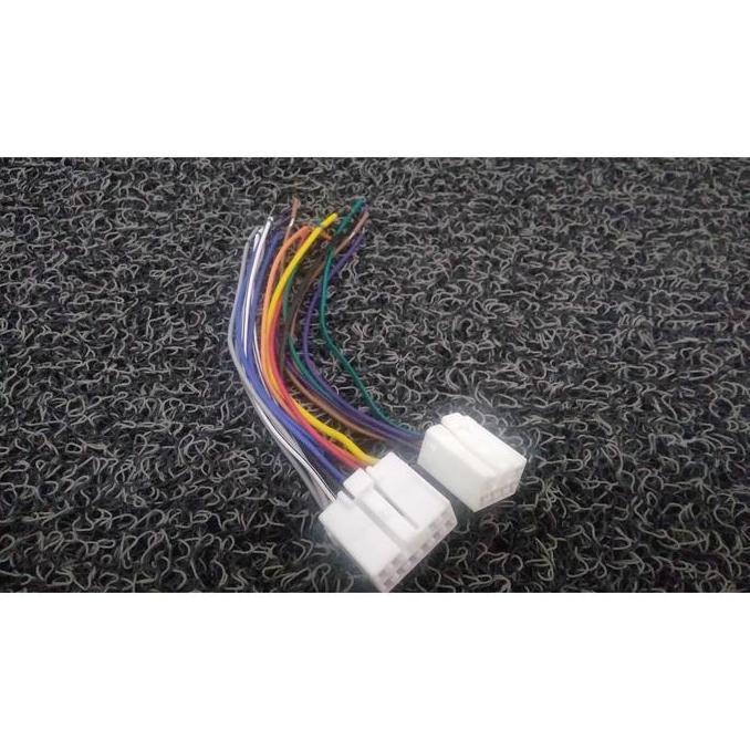 Soket Tape Headunit Toyota Daihatsu Male Cowo Avanza Xenia Fortuner Si