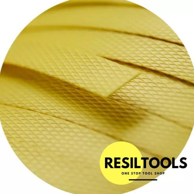 Tali Klam 11mm Kuning Plat Plastik Clamp Klem Pengikat Peti 10 Meter
