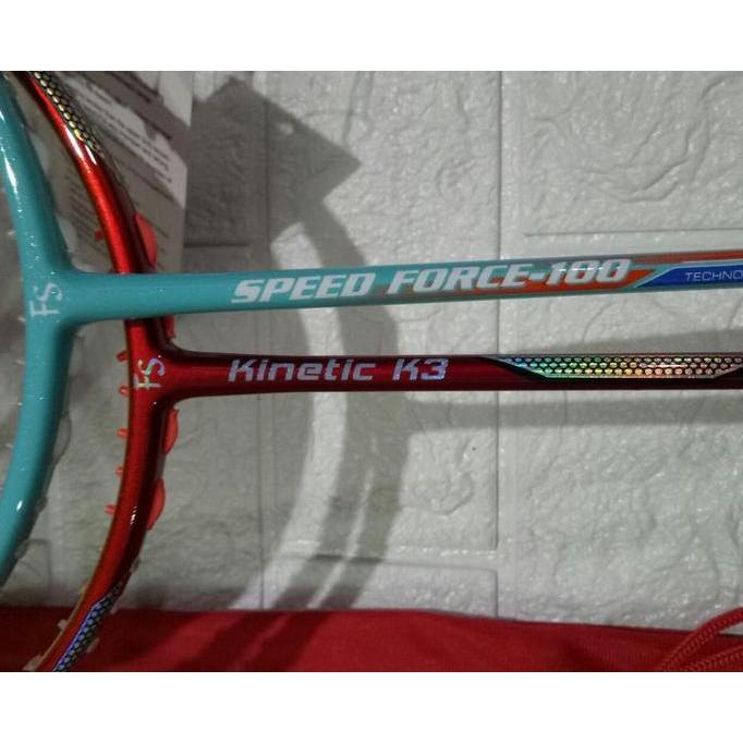 Raket Badminton Fiesta Kinetic K3 / Speed Force 100 Taiwan Kuat 35Lbs
