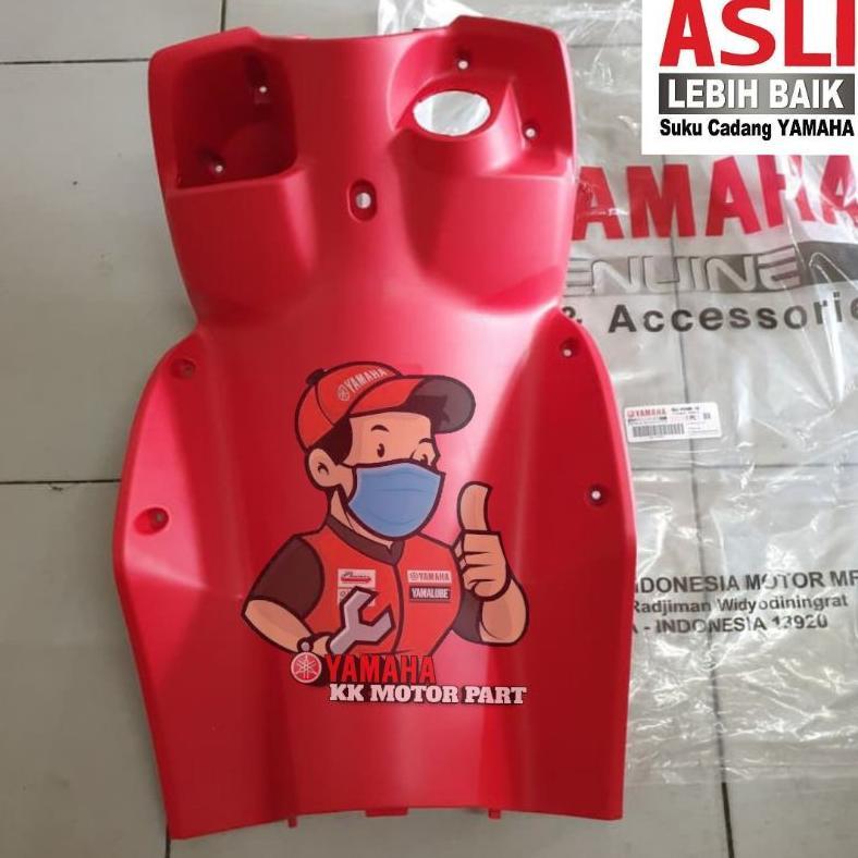 Cuci Gudang Leg Shield Assy Cover Kontak Yamaha Mio Gt 115 2Bj-F8300-10 Original Yamaha Merah - Kiri
