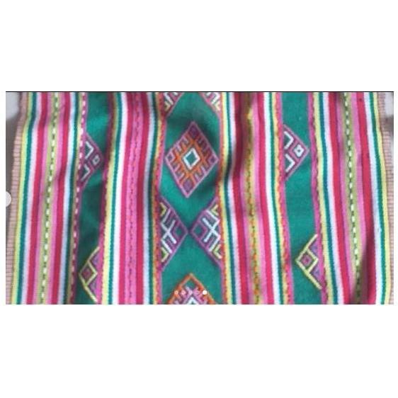 selendang tenun NTT hijau GT