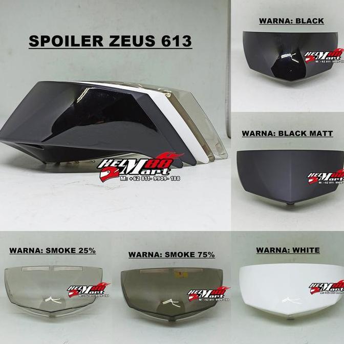 Spoiler ZEUS 613C Spoiler Helm Zeus ZS613C ZS-613 613BA