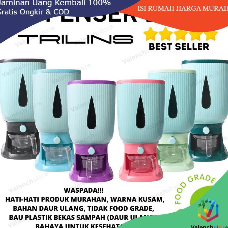 Dispenser Beras TRILINS / Dispenser Beras 10kg / dispenser beras