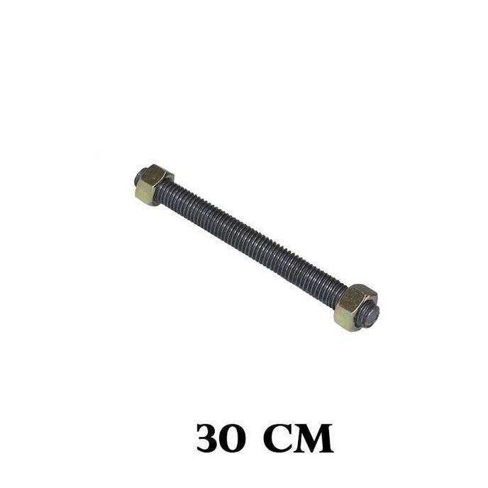 LORASTA EELIC BED-M8X30 MIX BESI DRAT BAUT ULIR DENGAN DIAMETER 8 MM X PANJANG 30 CM + MUR 8 MM 2 PC