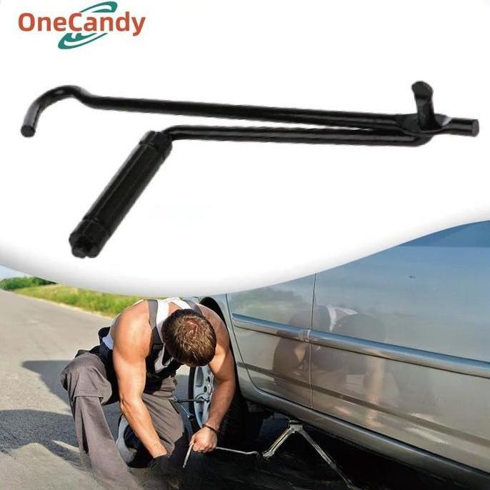 AHROKA 38CM Engkol Dongkrak Mobil Handle Dongkrak Universal Alat Dongkrak Mobil Dongkrak Putar Gagan