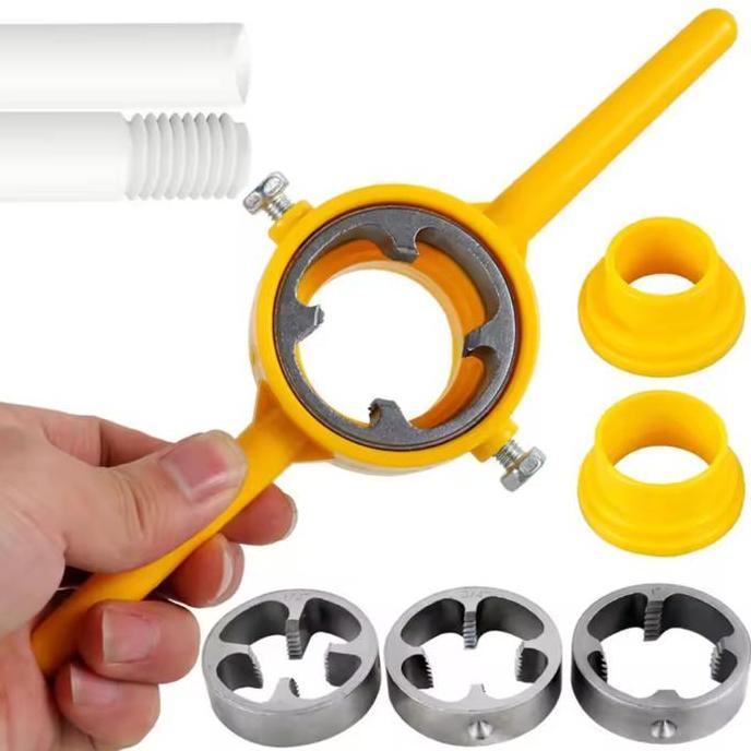 IYLBISC Senai Pipa Thread Maker Pembuat Ulir Pipa PVC PPR Mata Senai Pipa 1/2 - 1 Inch Pembuat drat 