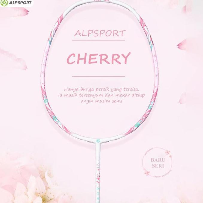 ALP-SPORTS TX-Cherry 4U T600 Karbon Fiber Fleksibel 25Lbs(default 20) Ideal untuk Pemain Serbaguna d