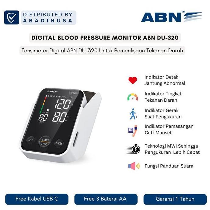 Errozishop - Abn Tensimeter Digital Du-320 Blood Pressure Monitor