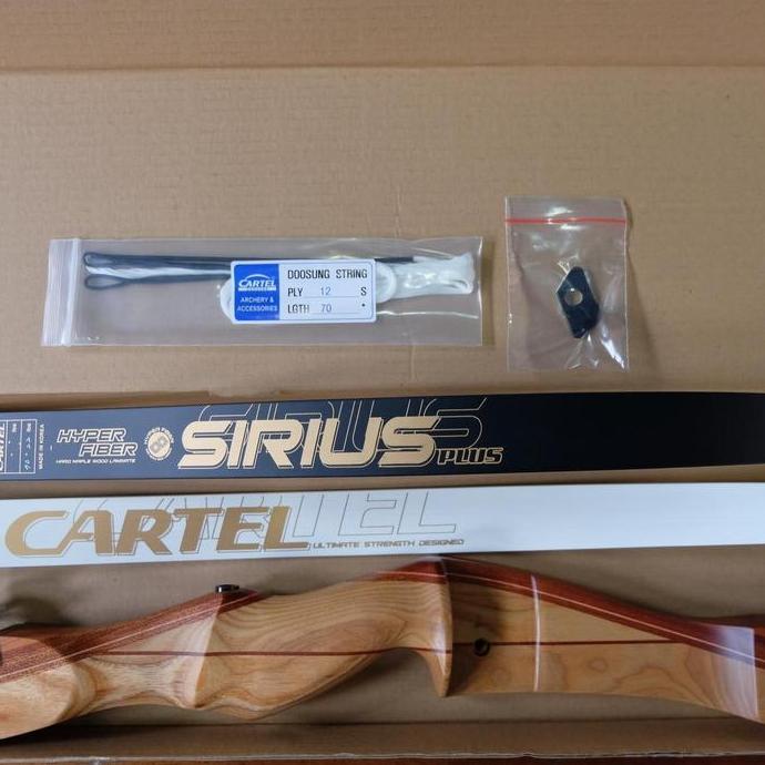 BUSUR CARTEL SIRIUS PLUS / BUSUR ANAK DEWASA | BUSUR KAYU / BUSUR STANDARD NASIONAL BOW | ALAT PANAH