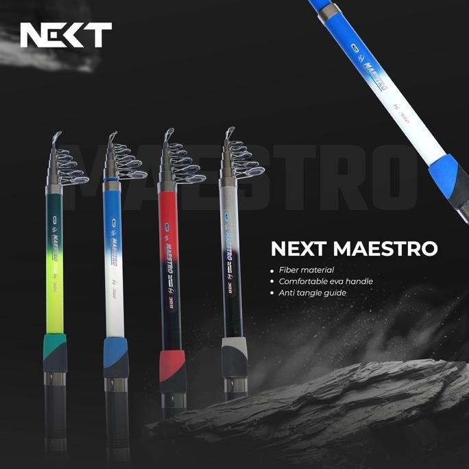 Joran Antena Next Maestro Fiber Telescopic Rod - Kuat & Ringkas 150-360cm