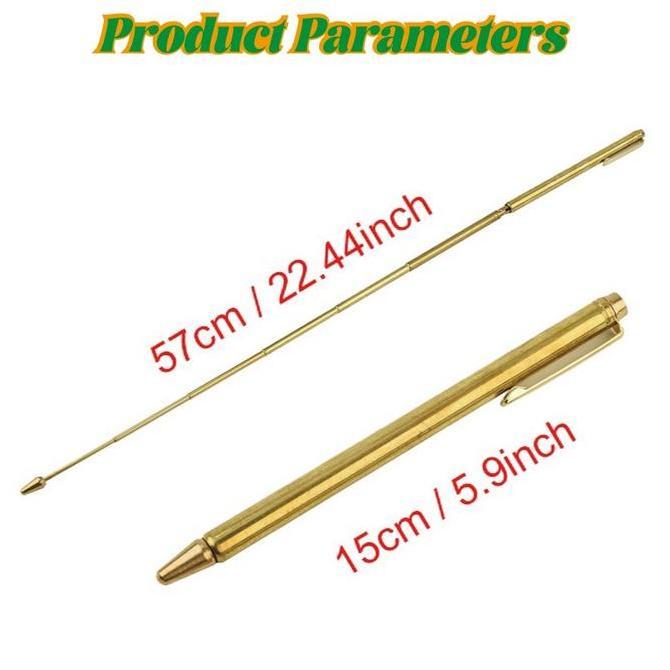 LORASTA Dowsing Rod Dowsing Alat Deteksi Air / Dowsing Rod Alat Pencari Air Bahan Tembaga Adjustable