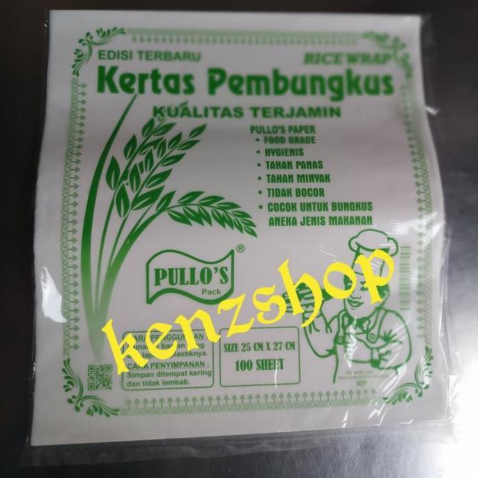 KERTAS NASI / KERTAS NASI KFC / KERTAS PUTIH / PEMBUNGKUS
