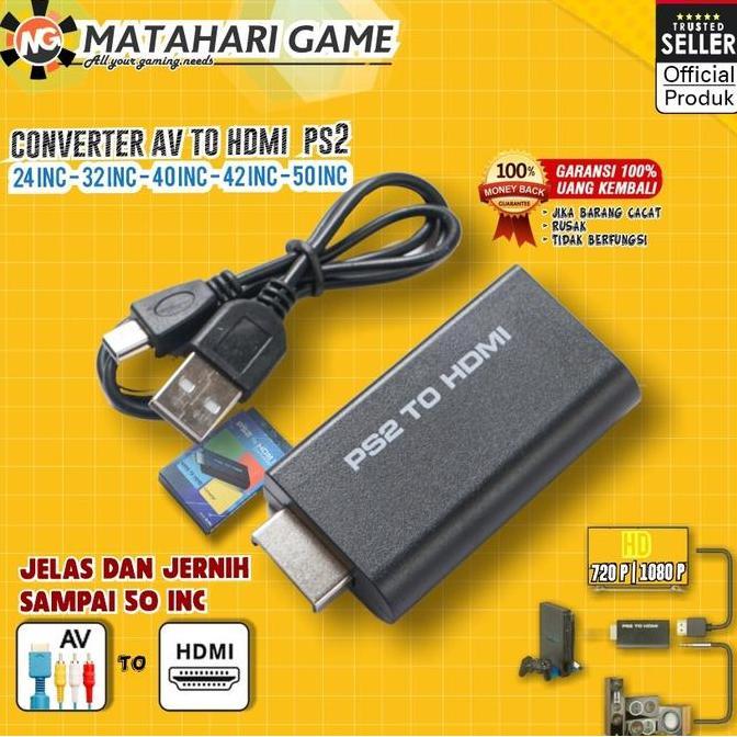 Yevaseni_ - Ps2 To Hdmi Adaptor Converter Hdmi Ps2 Resolusi Hd 720 1080P