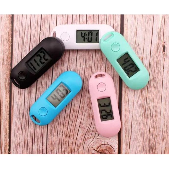 JAM DIGITAL LCD SAKU PORTABLE - JAM KANTONG GANTUNGAN KUNCI