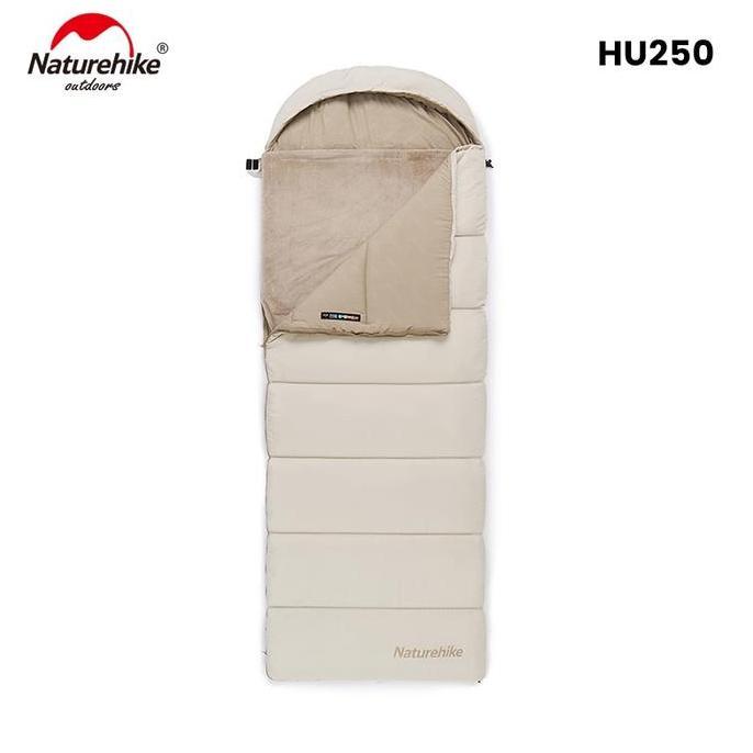 Sleeping Bag Naturehike HU250 CNK2300SD021 Kantong Tidur Cotton Camping Hiking Sliping Bag Gunung Sl