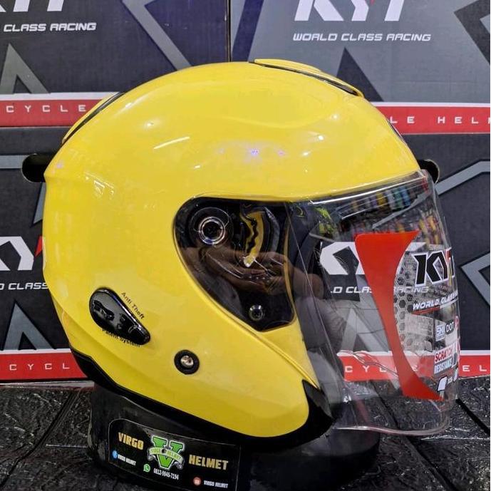 Helm Kyt Kyoto ORIGINAL 100 Kaca Solid Bening