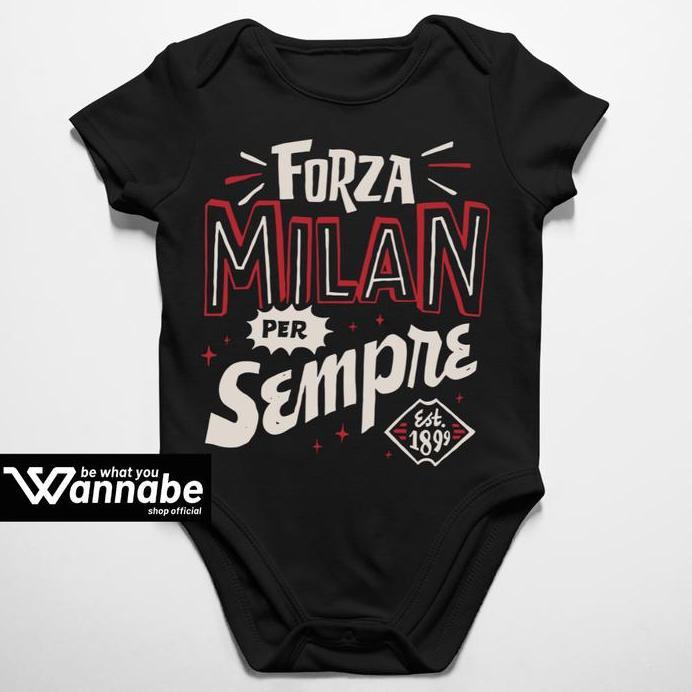 New JUMPER BAYI BOLA AC MILAN CAMPUR JUMPER LUCU BAJU BAYI PAKAIAN BAYI