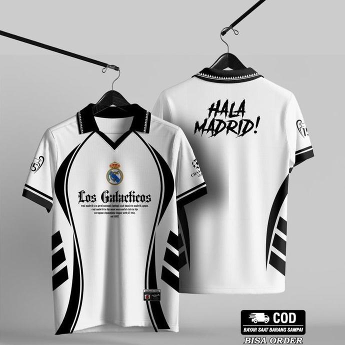 Jersey Fantasy REAL MADRID FANTASY RETRO FULL PRINTING Premium motif FullPrint mesin epson kualitas 