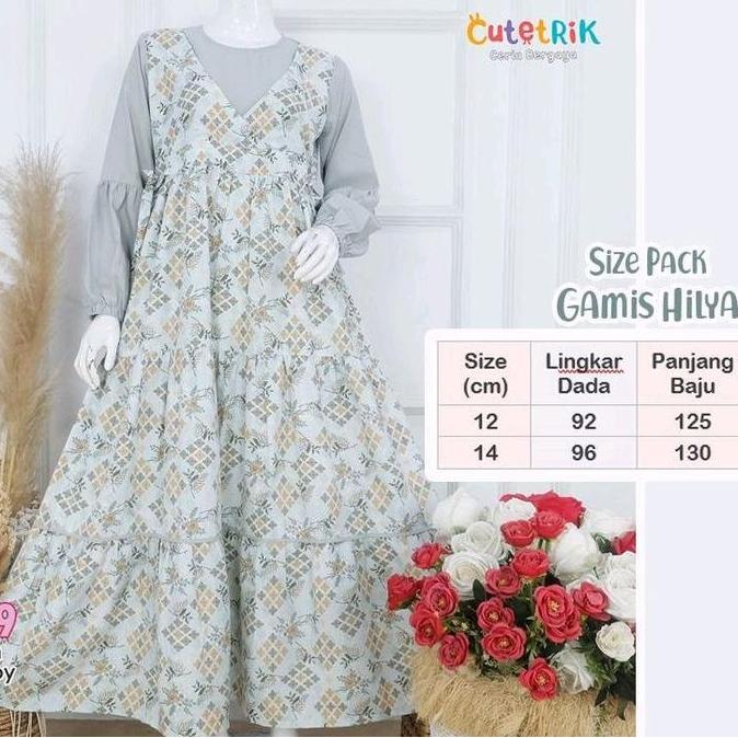 Gamis Anak Perempuan Gamis Hilya by Cutetrik