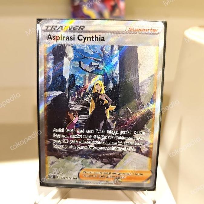 New Aspirasi Cynthia sar vstar pokemon tcg indo