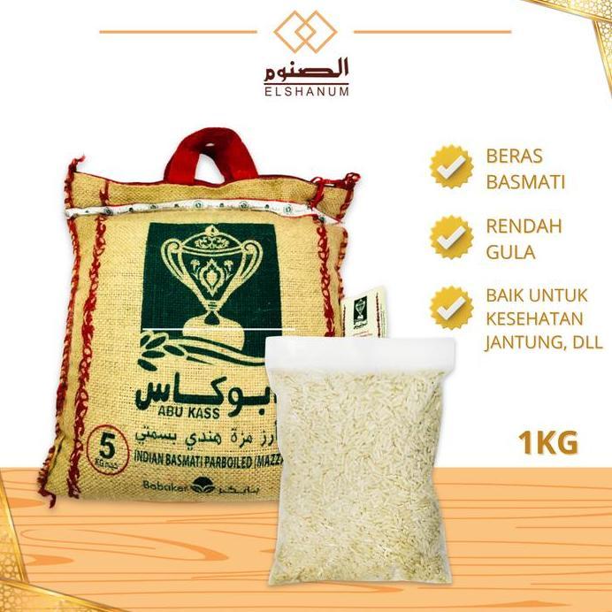 Beras Basmati 1 kg / Beras Arab Basmati - beras nasi kebuli -  Rice Food