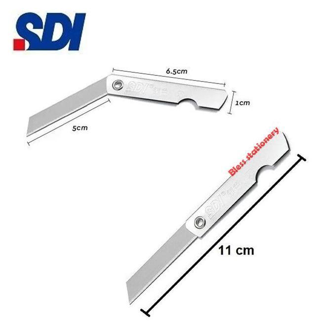 Ready SDI pisau lipat cutter lipat pencil knife silet lipat 0103