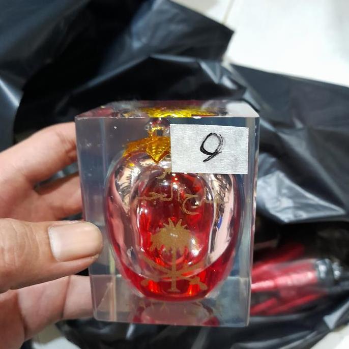 apel jin pres cair merah daun 9