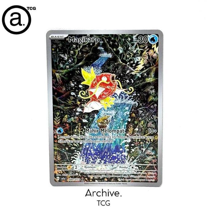 New Magikarp AR (080/073) Pokemon Indonesia ~ Hantaman Triplet SV1A