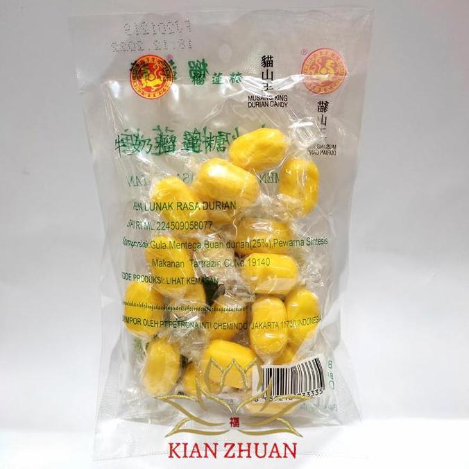 Permen Lunak Rasa Durian 120gr