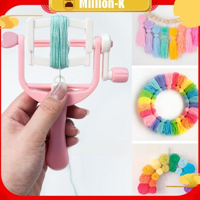 DAX Alat Merajut Otomatis DIY / Mesin Rajut Otomatis / Knitting Machine Rope Weaving PROTOK
