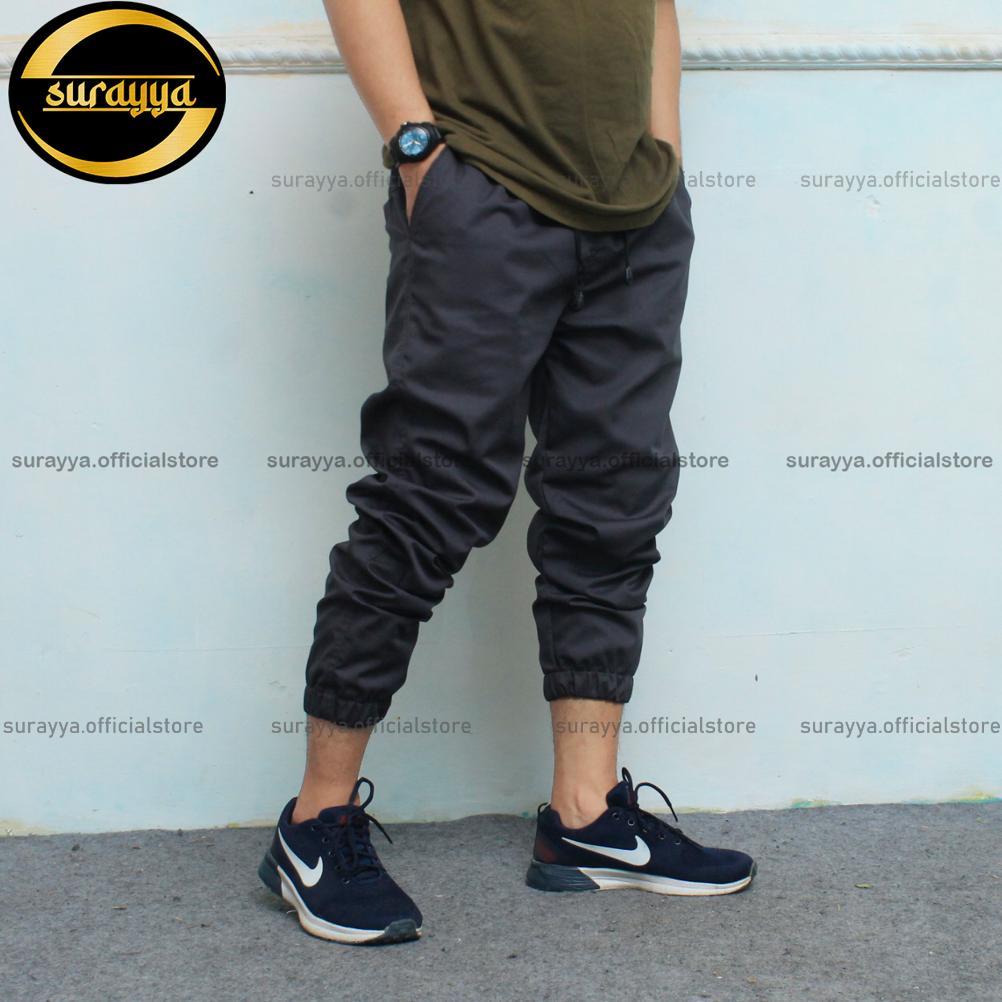 HOT DEALS Celana jogger pants katun+ Bahan tebal/Sirwal jogger /Celana Pria