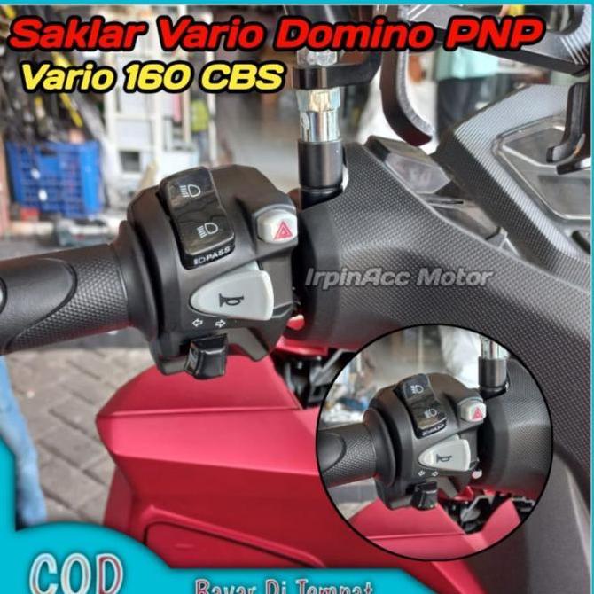 Saklar Switch Domino/bsm VARIO 125 VARIO 160 Pass Bimm Hazard Pnp 150 2018 2019 2020 2021 2022 2023 
