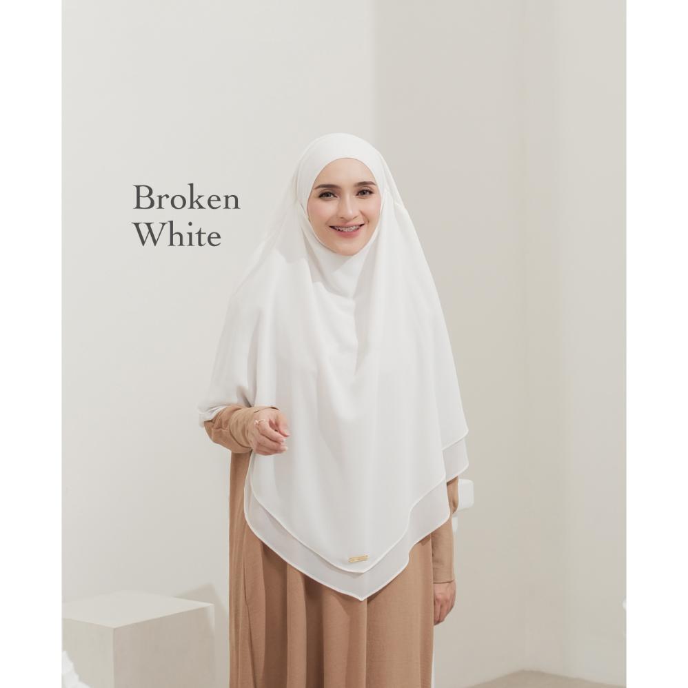 Exclusive Jilbab Instan Hijab Syari Khimar Ceruti Babydoll Premium French Khimar Syar'I Siti Aisyah 