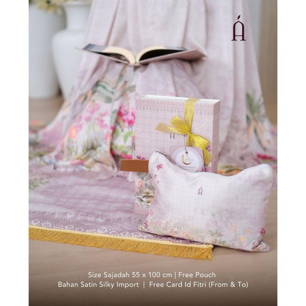 Diskon Sajadah Travel Premium Harmoni Satin Tebal + Pouch | Sajadah Hampers Lebaran Exclusive